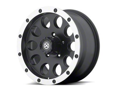 ATX Series Slot Satin Black with Machined Face Wheel; 18x9; -24mm Offset