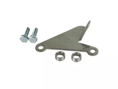 B&M Automatic Transmission Shift Cable Bracket; Incl. Spacers; Natural Finish; - 40495