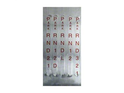 B&M Automatic Transmission Shift Indicator Window or Decal Reverse Pattern - 80847