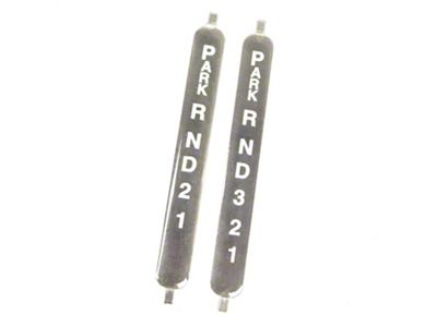 B&M Automatic Transmission Shift Indicator Window or Decal Standard Pattern - 80672