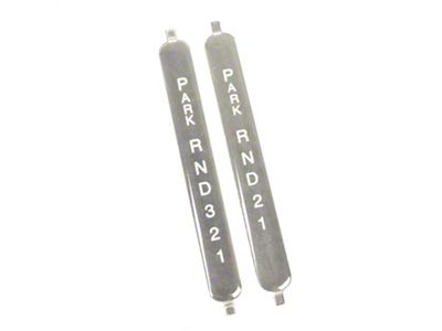 B&M Automatic Transmission Shift Indicator Window or Decal Standard Pattern