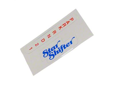 B&M Automatic Transmission Shift Indicator Window or Decal Standard Pattern - 80849
