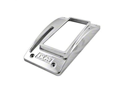B&M Automatic Transmission Shift Top Cover; Chrome Plate; For Console QuickSilver; - 80644