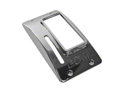 B&M Automatic Transmission Shift Top Cover; Chrome Plate; For QuickSilver