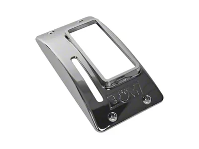 B&M Automatic Transmission Shift Top Cover; Chrome Plate; For QuickSilver; - 80671
