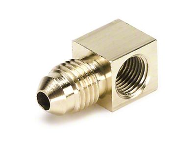 Auto Meter 1/8 NPTF Female to-4AN Male Pressure Gauge Adaptor 90 - 3271