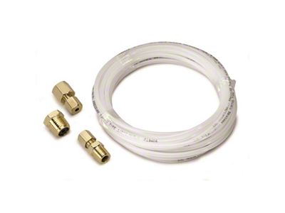 Auto Meter 12 Foot Nylon Tubing 1/8in. w/ 1/8in. Brass Compression - 3226