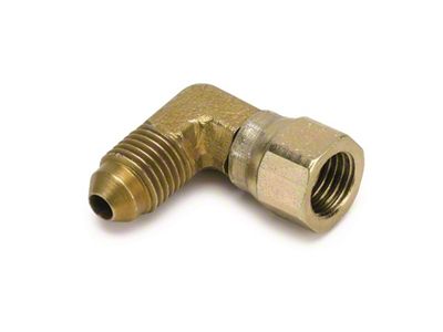 Auto Meter 4AN Elbow Fitting - 90 Deg w/ Swivel Nut - 3274