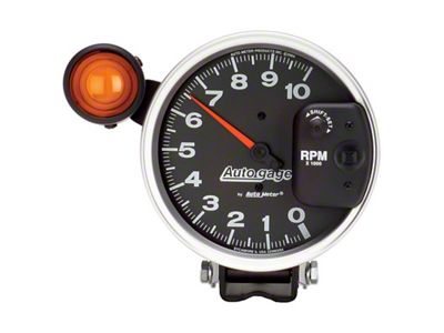 Auto Meter 5 inch 10; 000 RPM Monster Shift Lite Pedestal Tachometer - 233904