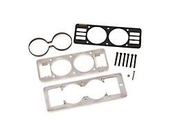 Auto Meter 87-93 Ford Mustang Black Dual Gauge Cage w/ Vents - 50101