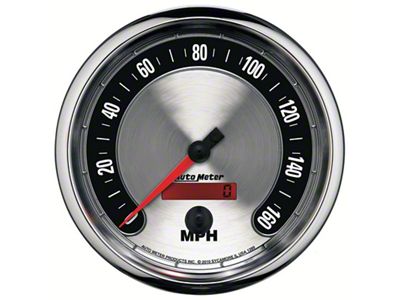 Auto Meter American Muscle 5in 160 MPH Electric Programmable Speedometer - 1289