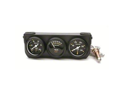 Auto Meter Console Oil Pressure / WTMP / Volt. - 2396