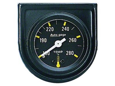 Auto Meter Autogage 1 1/2in Mechanical 280 Deg Water Temp Gauge - 2352