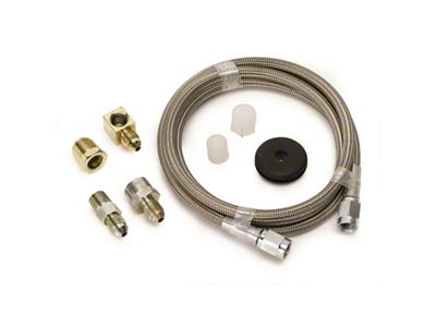 Auto Meter Braided Stainless Steel Line 3 Dia. 4ft Length -3AN - 3235