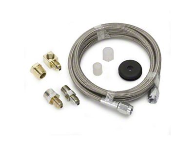 Auto Meter Braided Stainless Steel Line 3 Dia. 6ft Length -3AN - 3236