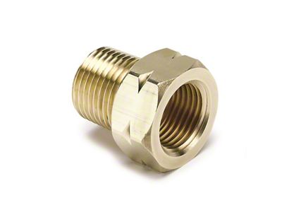 Auto Meter Brass Adapter Fitting - 3/8in NPT Male - 5/8in - 2370