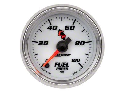 Auto Meter 52mm 100 PSI Electronic Fuel Pressure Gauge - 7163