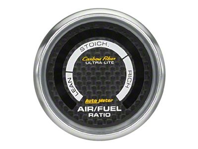 Auto Meter Carbon Fiber 52mm Electronic Air Fuel Gauge - 4775