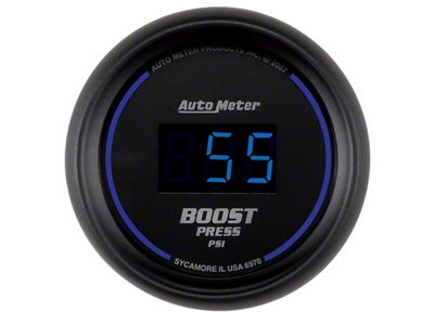 Auto Meter Cobalt Digital 52mm Digital 5-60 PSI Boost Gauge - 6970