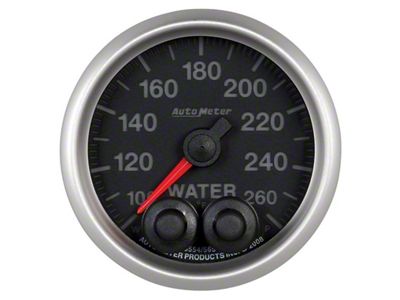 Auto Meter Elite 52mm 100-260 Degress F Water Temperature Peak and - 5654