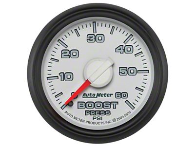 Auto Meter Factory Match 52.4mm Mechanical 0-60 PSI Boost Gauge - 8505