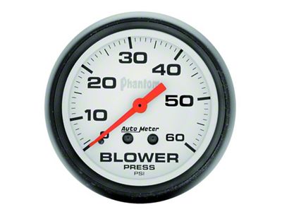 Auto Meter Gauge Boost 2-5/8in. 60PSI Mechanical Phantom - 5802