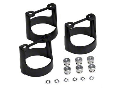 Auto Meter Gauge Bracket Kit 2-5/8in. Black Composite Qty 3 - 3245
