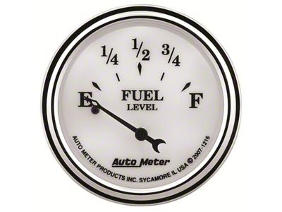 Auto Meter Gauge Fuel Level 2-1/16in. 240 Ohm e to 33 Ohm f - 1216