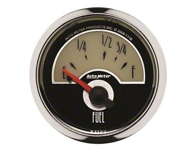 Auto Meter Gauge Fuel Level 2-1/16in. 73 Ohm e to 10 Ohm f - 1115