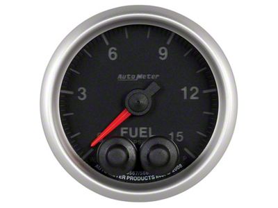 Auto Meter Gauge Fuel Press 2-1/16in. 15PSI Stepper Motor W/Peak & - 5667