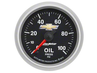 Auto Meter Gauge Oil Press 2-1/16in. 100PSI Digital Stepper Motor Chevy - 880447