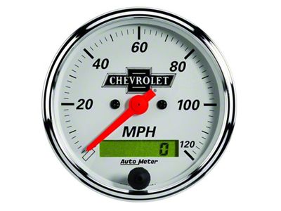 Auto Meter Gauge Speedo 3-1/8in. 120MPH Elec Prog W/ Lcd Odo - 1388-00408