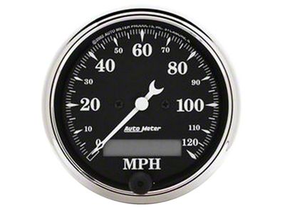 Auto Meter Gauge Speedo. 3-1/8in. 120MPH Elec. Prog. W/ Lcd Odo - 1787