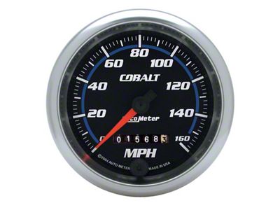 Auto Meter Gauge Speedometer 3-3/8in. 160MPH Mechanical Cobalt - 6293