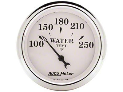 Auto Meter Gauge Water Temp 2-1/16in. 250 Deg. F Elec Old - 1638