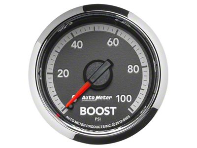 Auto Meter Gen4 Dodge Factory Match 52.4mm Mechanical 0-100 PSI Boost - 8509