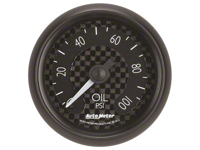 Auto Meter GT Series 52mm Mechanical 0-100 psi Oil Pressure Gauge - 8021