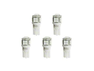 Auto Meter LED Light Bulb Replacement - White 5 Pack - 3288-K