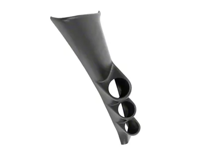 Auto Meter Mounting Solutions Gauge Mount Triple A-Pillar Full 2-1/16in 02-06 - 22133