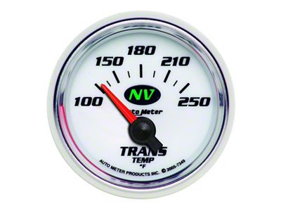 Auto Meter NV 2 1/16in 100-250 Deg F Digital Transmission Temp - 7349