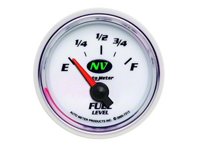 Auto Meter NV 2-1/16in 0 Ohms - Empty To 90 Ohms - 7313