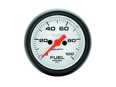 Auto Meter Phantom 52mm 0-100 PSI Fuel Pressure Gauge - 5763