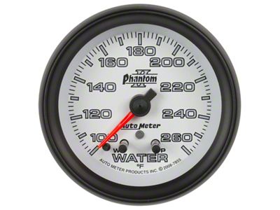 Auto Meter Phantom II 2-5/8in 260 Degree F Mechanical Water Gauge - 7855