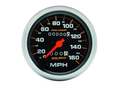Auto Meter Pro-Comp Mechanical Speedometer 3 3/8in 160 mph Gauge - 5153