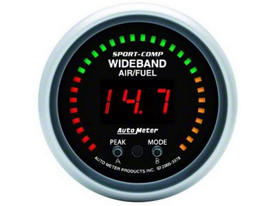 Auto Meter Sport-Comp 52mm Wideband Air/Fuel Gauge - 3378