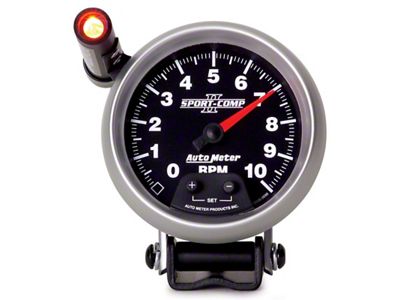 Auto Meter Sport-Comp II Quick Lite 3 3/4in 10K RPM Pedestal - 3690