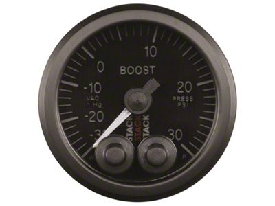 Auto Meter Stack Instruments 52mm -30INHG To +30PSI Pro Control Boost - ST3512