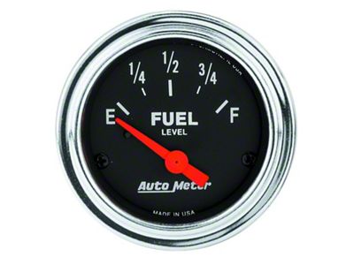 Auto Meter Traditional Chrome 2-1/16in 0 Ohm - 30 Ohm Full - 2517