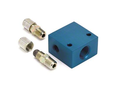Auto Meter Transmission Line Adapter Fitting for 5/16in O.D. Tubing 1/2in - 2287