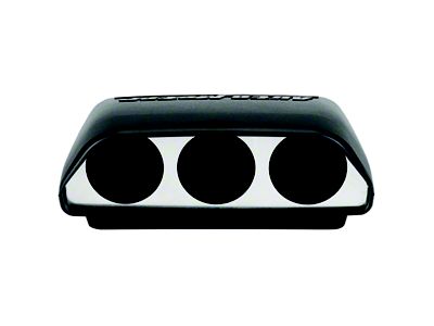 Auto Meter Universal Dash Top Triple Gauge Pod Mount; 2-1/16 Inch (Universal; Some Adaptation May Be Required)
